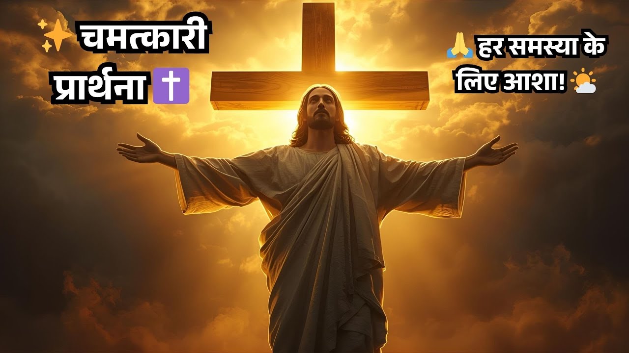 ✨ चमत्कारी प्रार्थना हर समस्या के लिए 🙏 | Miracle Prayer in Hindi ✝️ | Jesus Motivation