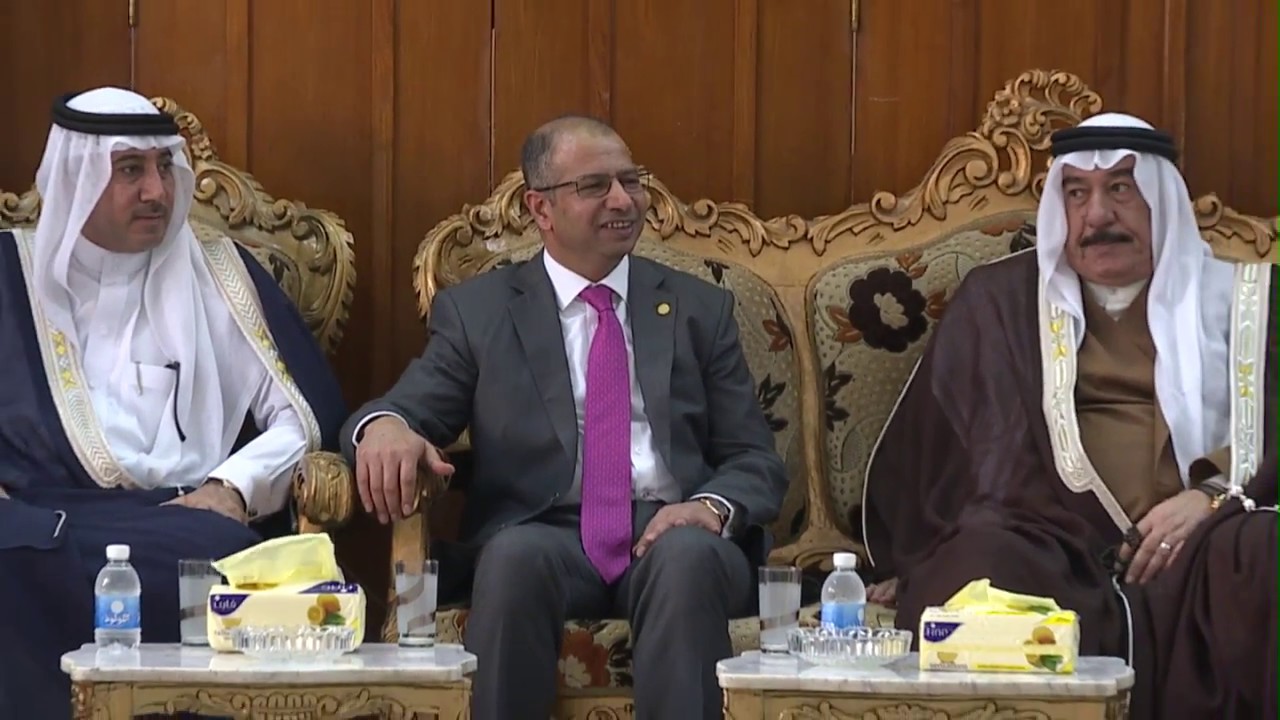 زيارة الرئيس الجبوري الى منزل الشيخ سعدون الفياض شيخ عشائر البوعامر في ناحية الراشدية 9 7 2017