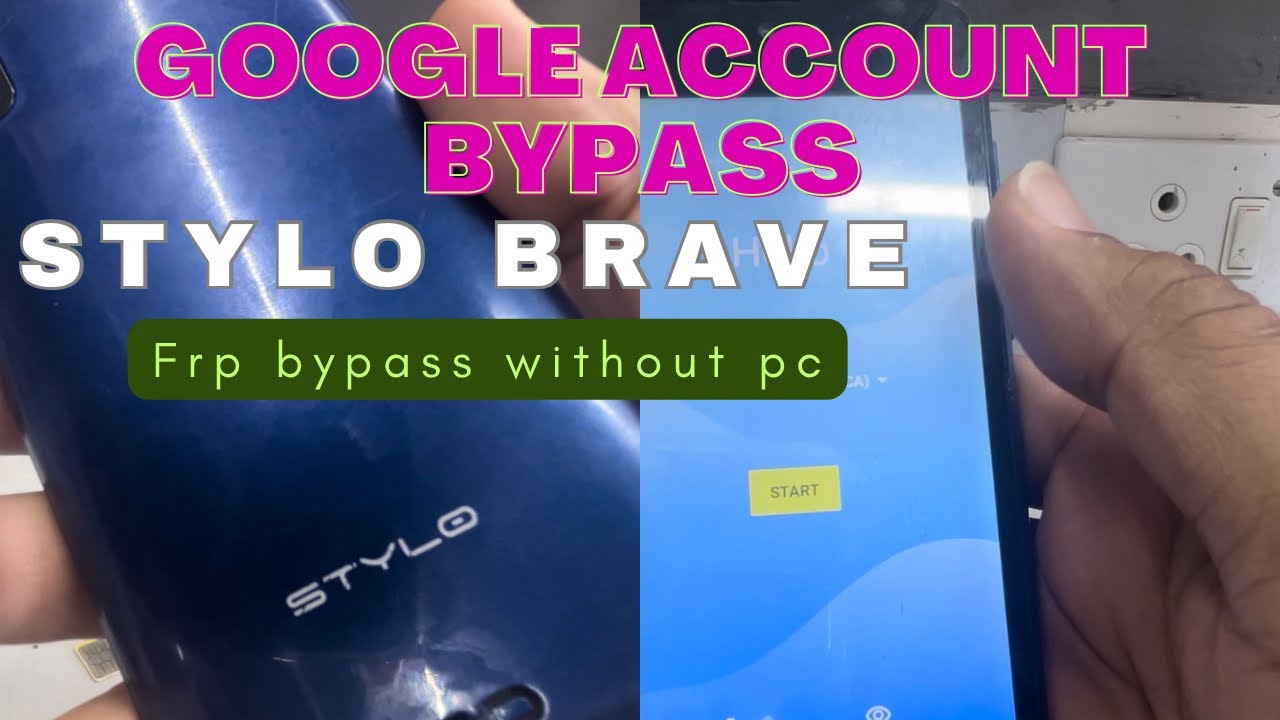 All Stylo Androids 10.0 Google Account Bypass | STYLO BRAVE DHR22 FRP BYPASS | Unlock Stylo Brave