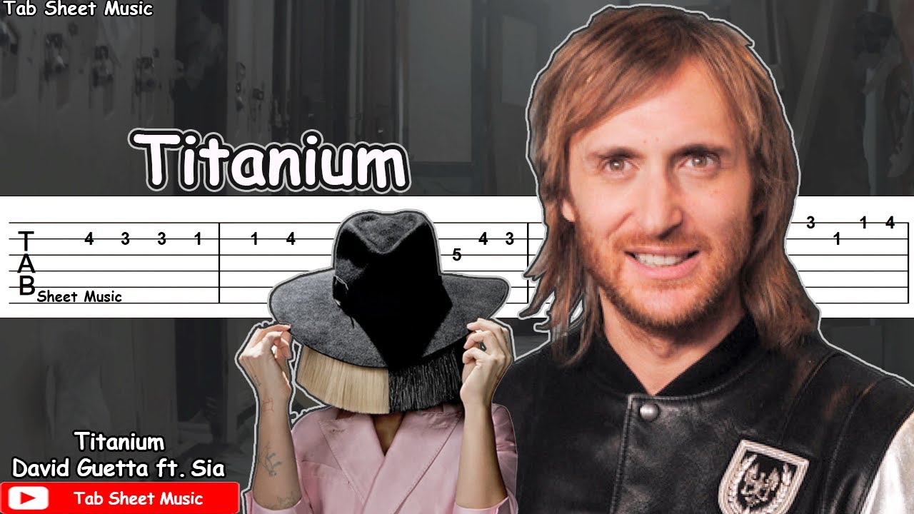 David Guetta - Titanium ft. Sia Guitar Tutorial | TAB
