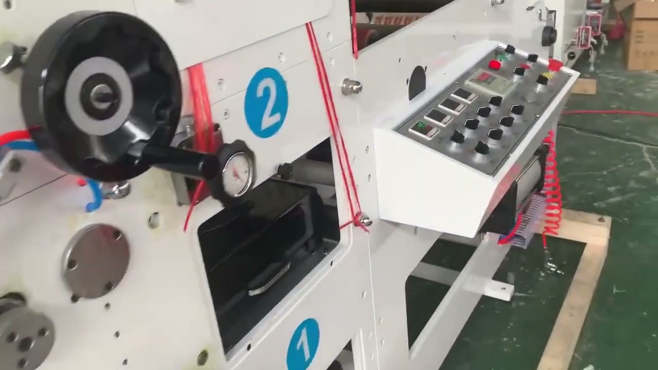 4 colors Flexographic printing machine , customer machine testing for delivery