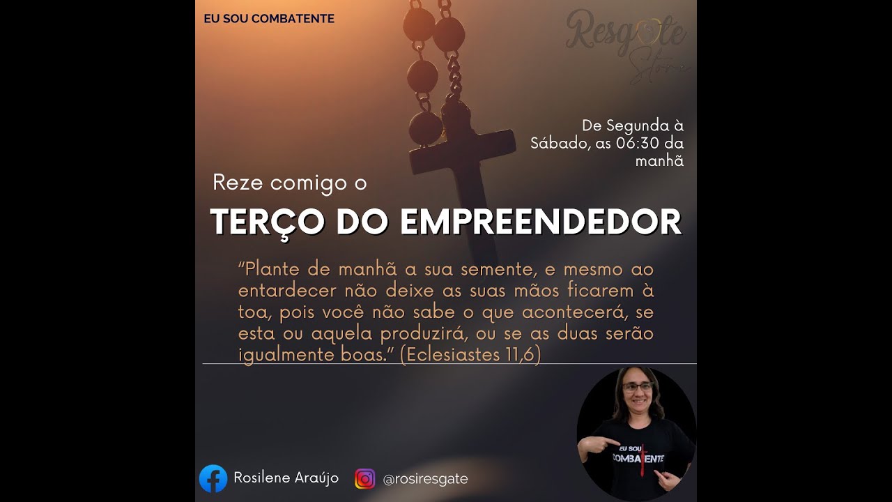 Terço do Empreendedor – 16º Dia 29 de janeiro de 2026