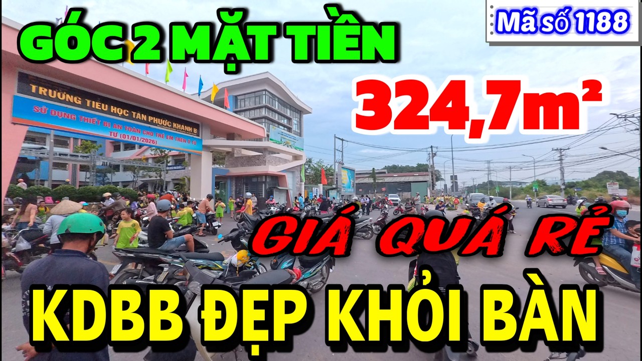 GÓC 2 MẶT TIỀN trước cửa 2 Trường Học. KDBB ĐẸP HẾT Ý. XEM LÀ MÊ LIỀN. không có 