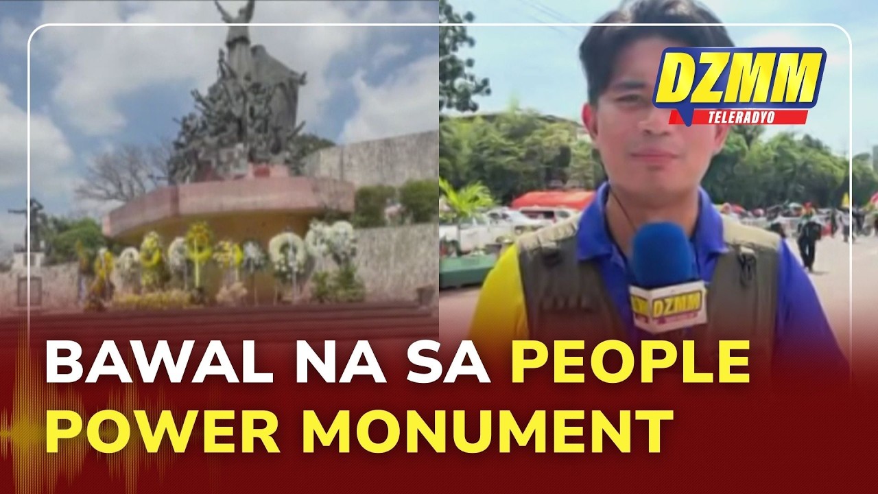 People Power Monument closed to protesters | DZMM Teleradyo (25 February 2026)