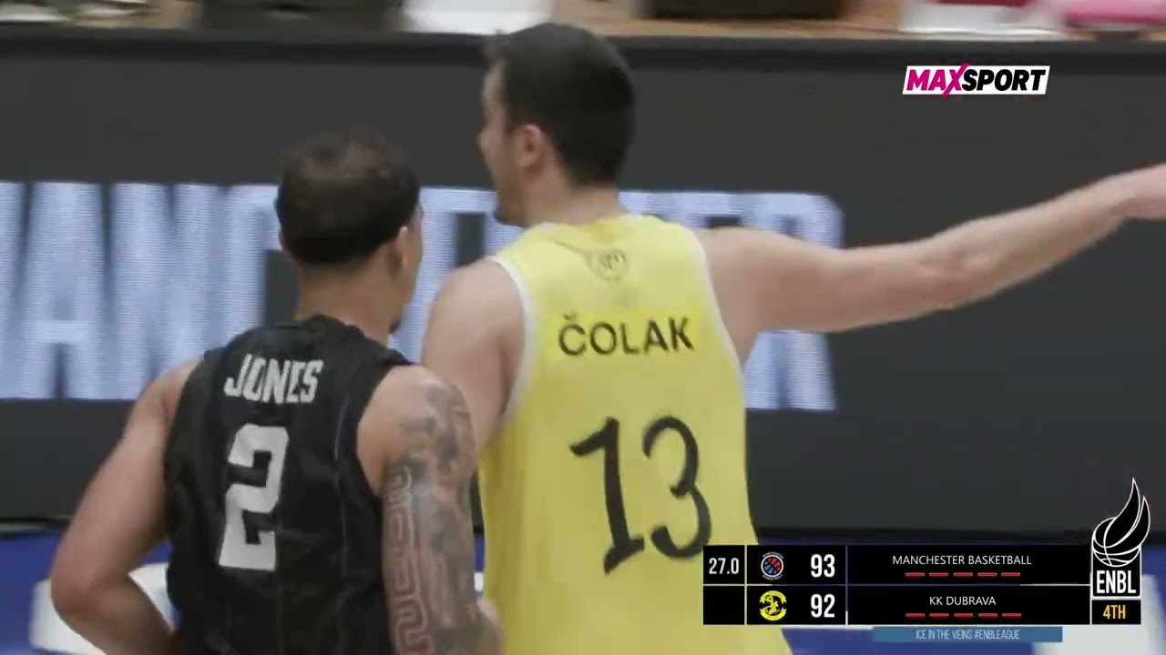 MANCHESTER BASKETBALL vs DUBRAVA 94:92 (ENBLeague 2025/26)
