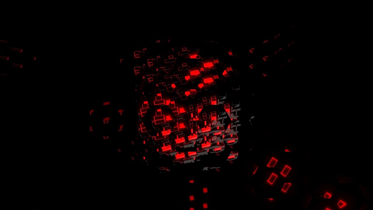 Hex Abstract Red Screen 4K Background Seamless Ambient TV Visual