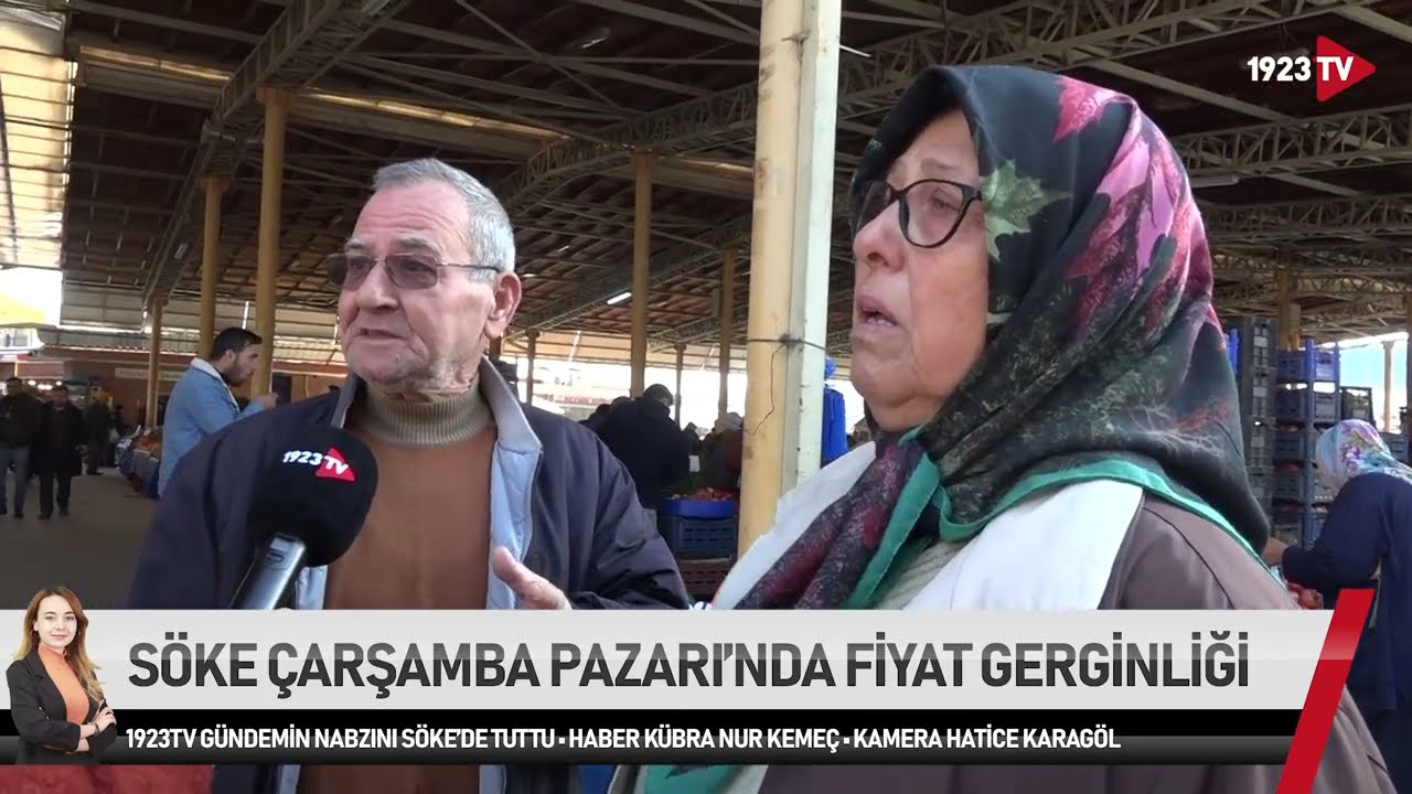 SÖKE ÇARŞAMBA PAZARI'NDA FİYAT GERGİNLİĞİ