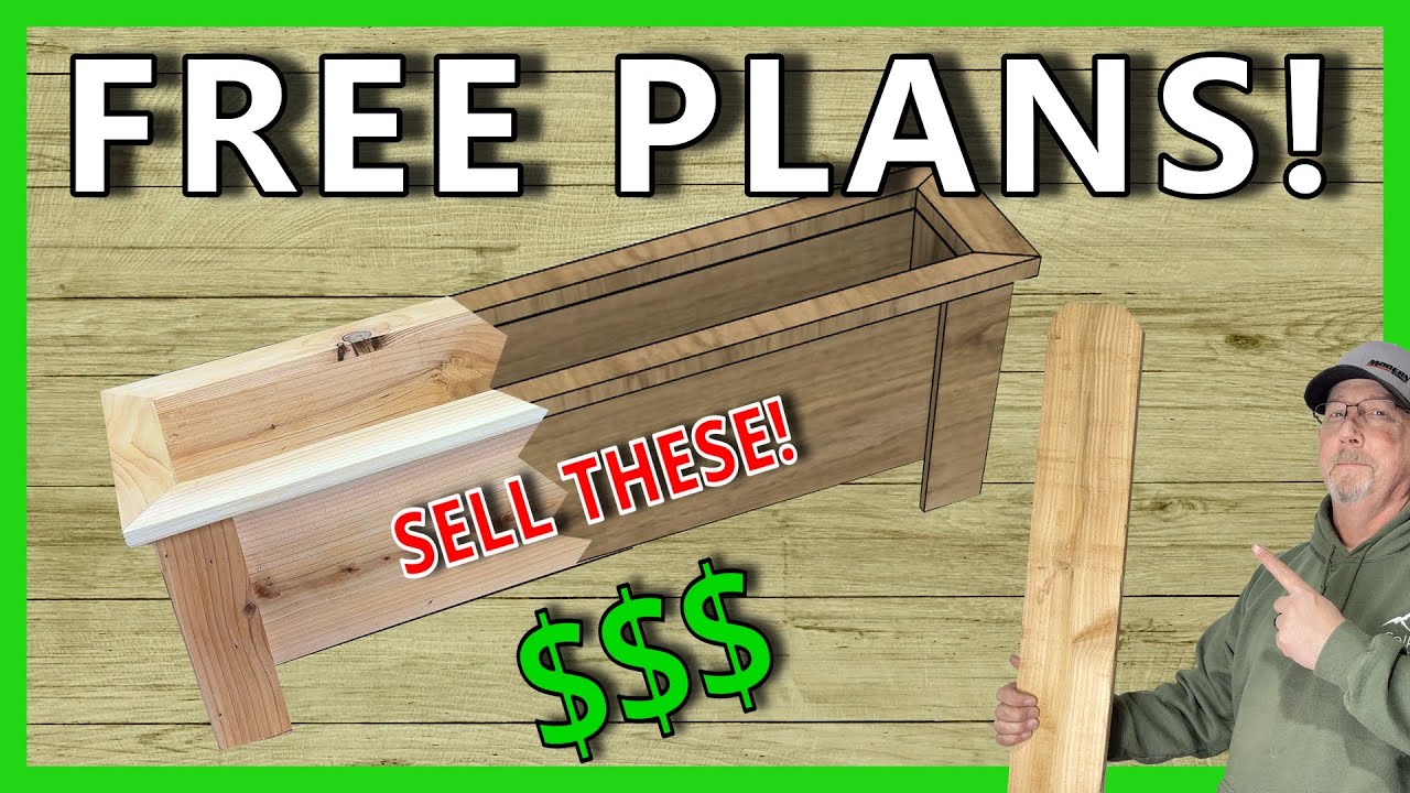 Fence Picket Planter Box: Simple, Profitable Build with Free Step-by-Step Plans!