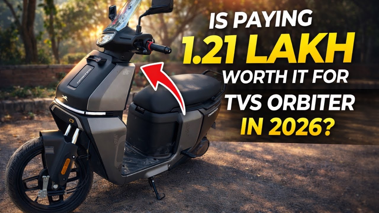 TVS Orbiter 2026 Review ⚡ Is 1.21 Lakh Worth It or Not? Honest Opinion