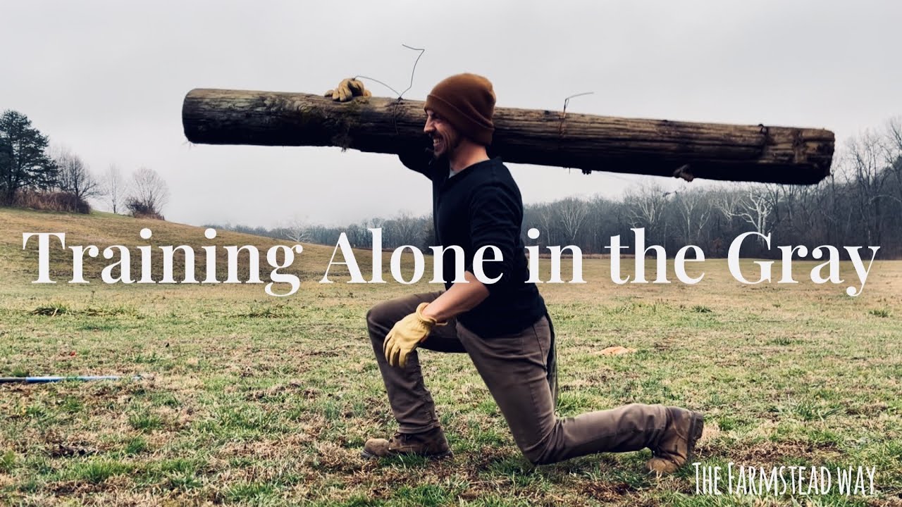Training Alone in the Gray | Primitive Outdoor Workout