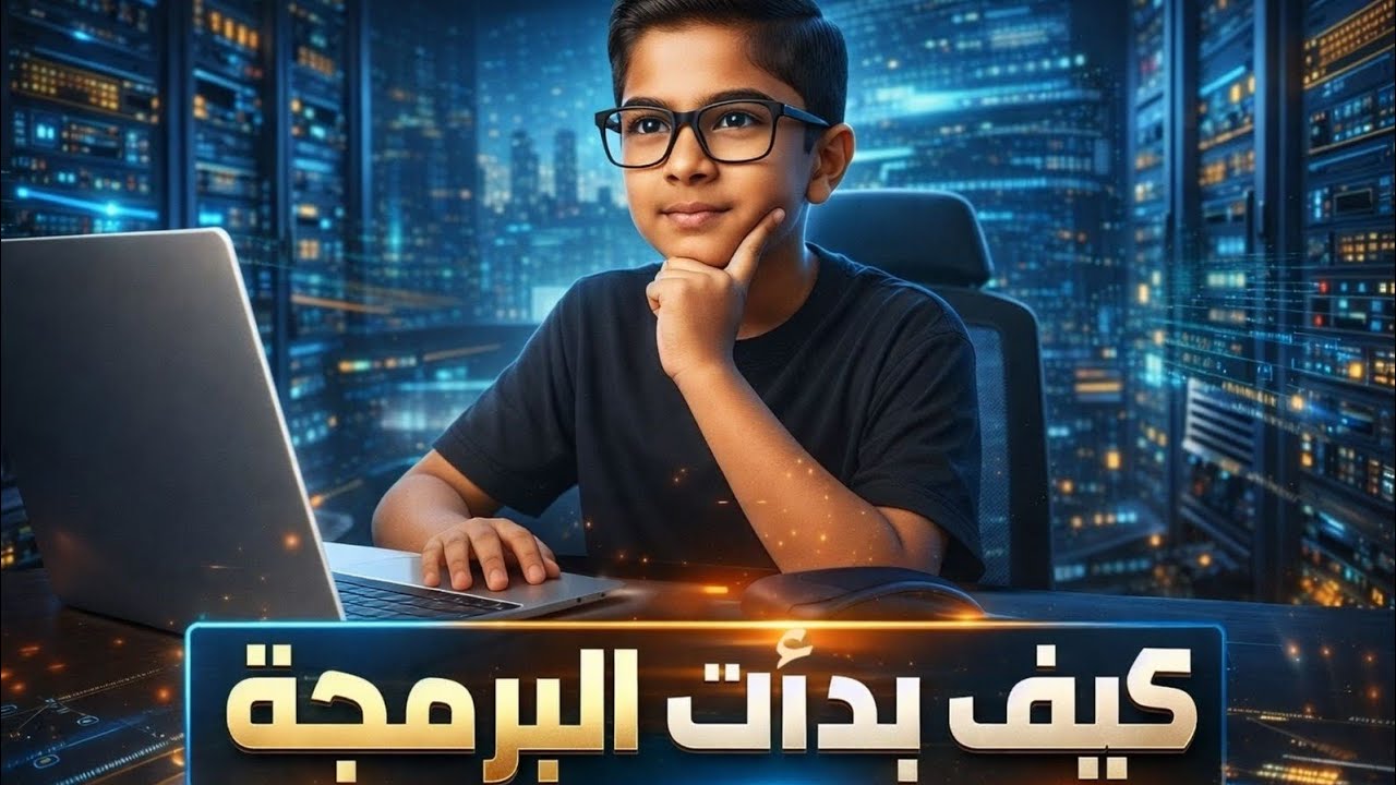 1	كيف تعلمت البرمجة؟ | رحلتي من الصفر إلى كتابة أول كود 💻�