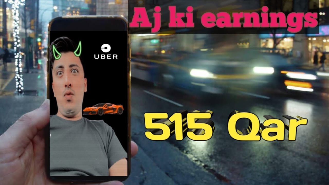 Aj Uber Per 400 QAR Ki Kamai! Total Earnings 515 QAR 🚗💰 | Uber Qatar