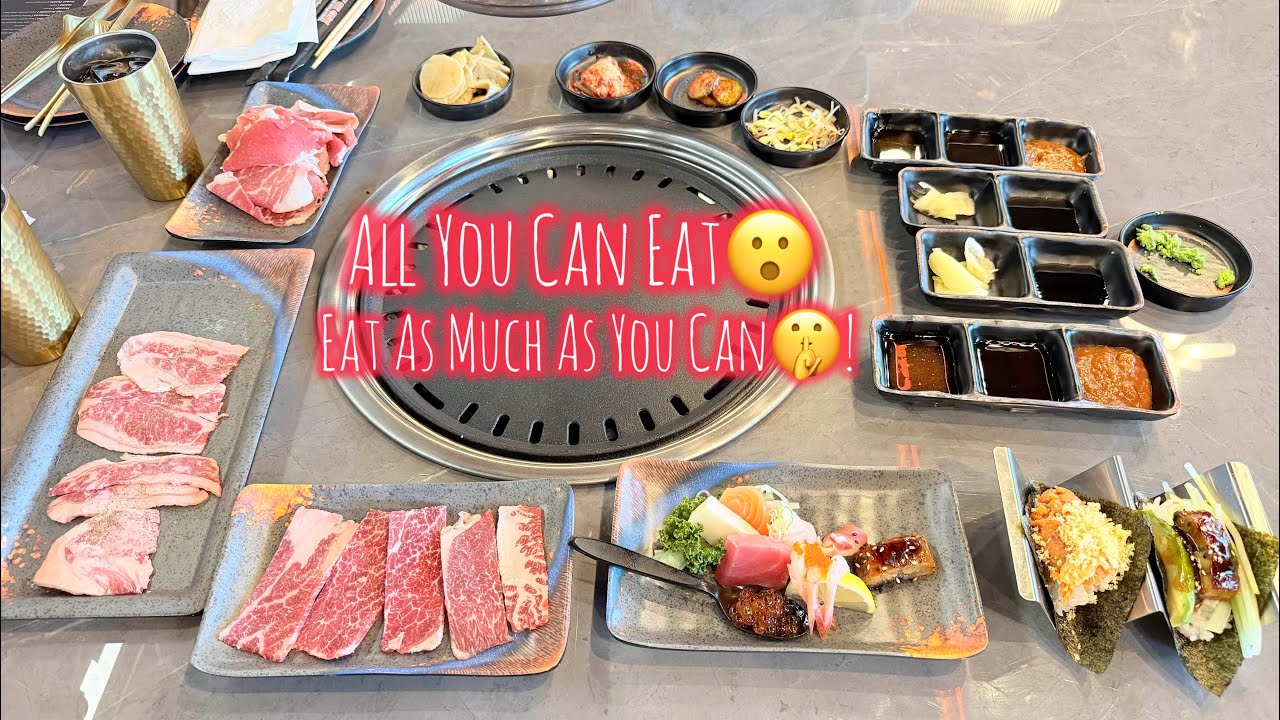 SOFT OPENING ALL YOU CAN EAT KOREAN BBQ & SUSHI @ THIS BRAND-NEW RESTAURANT IN CITRUS HEIGHTS CA!