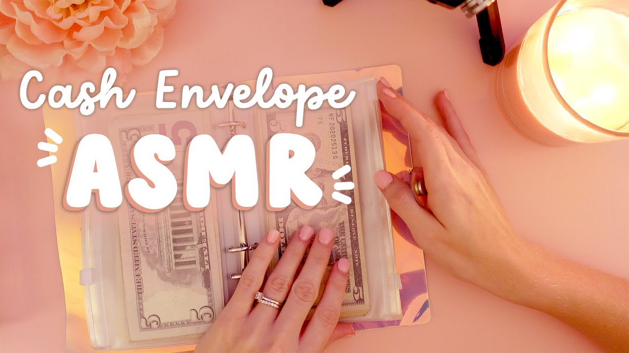 Cash Envelope ASMR - Whispered Ramble While Counting Money with Gentle Tapping