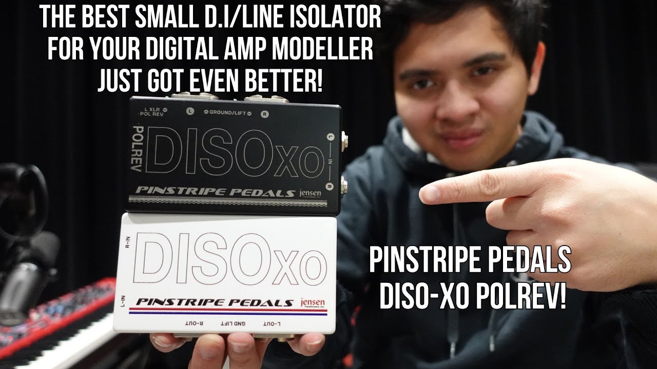 Pinstripe Pedals DisoXO POLREV | The BEST Small Passive D.I Line Isolator Just Got BETTER