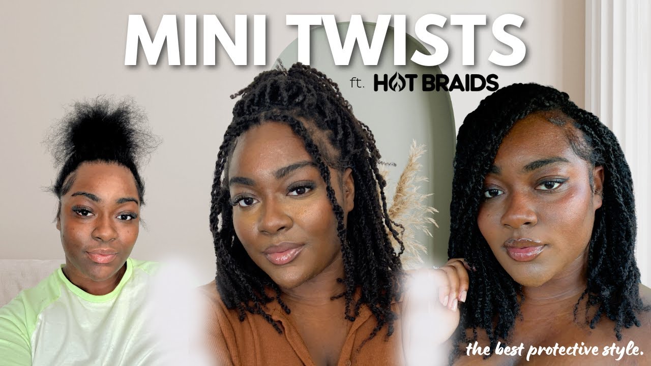 THE ULTIMATE GUIDE TO MINI TWISTS WITH 4A/4B AFRO KINKY COILY BULK HAIR ON TYPE 4 NATURAL HAIR