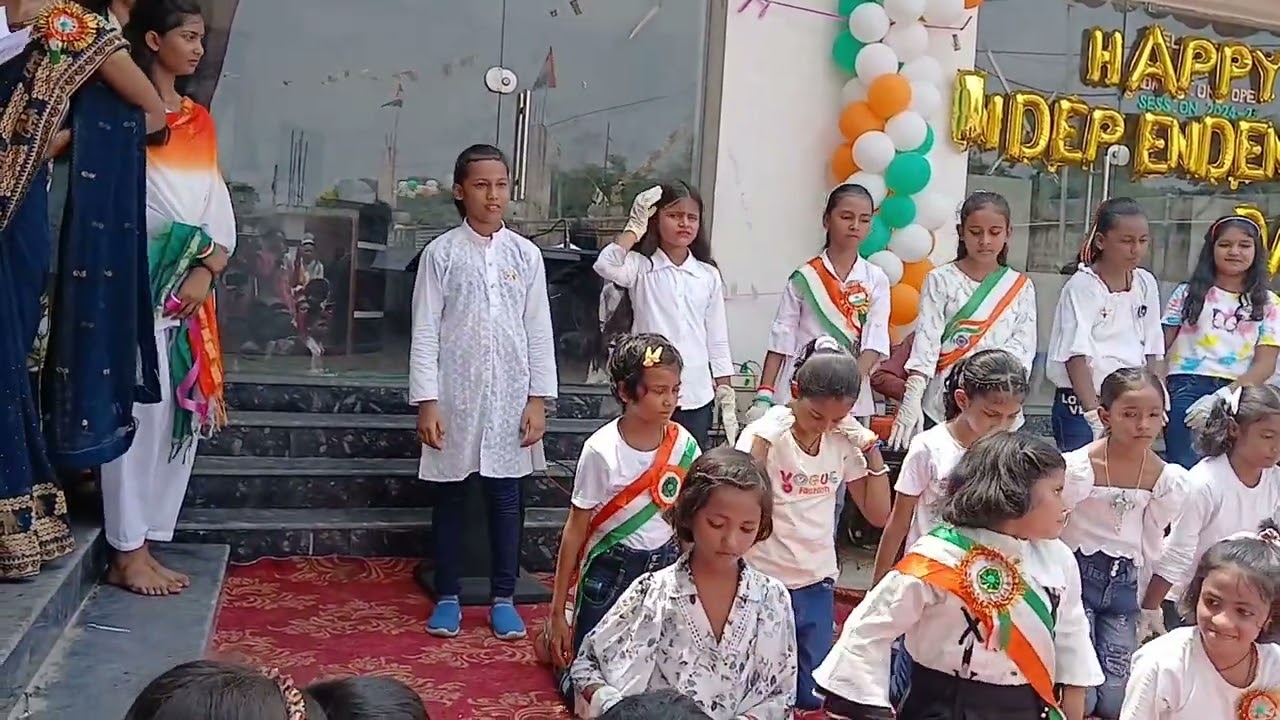 78th Independence day celebration at our school Jeevan Jyoti International School  🏫  Kasba Purnea
