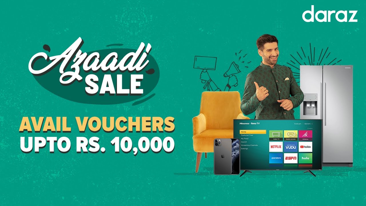 Discount Vouchers up for Grabs | Daraz Azadi Sale 2020