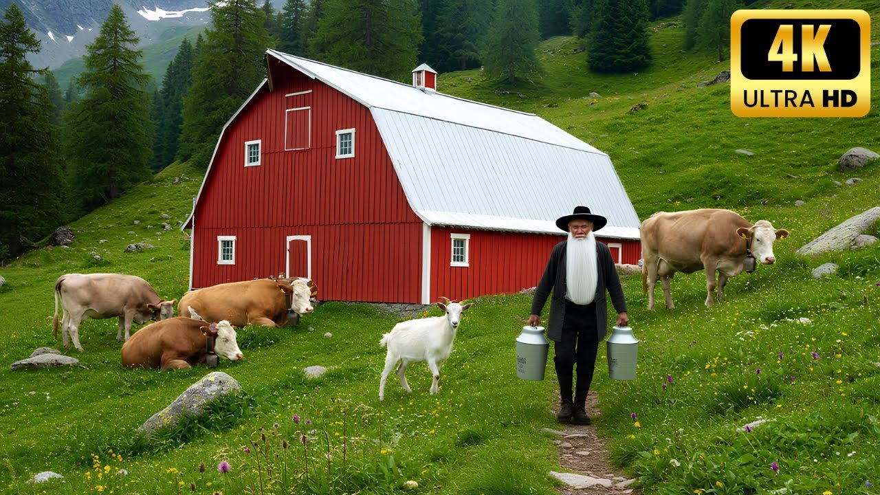 Inside An Amish Village 4K ULTRA HD - Scenic Relaxation Film with Peaceful Relaxing Music