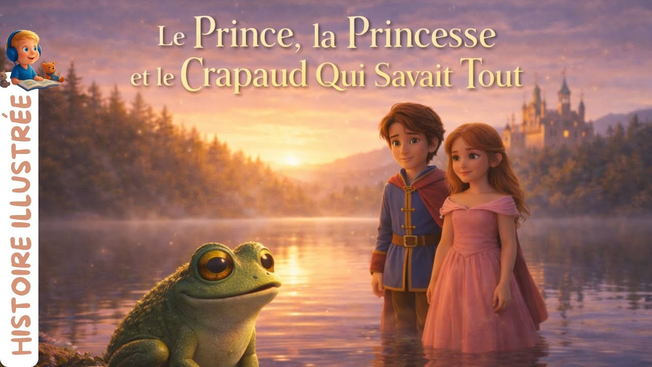 Le Prince, la Princesse et le Crapaud Qui Savait Tout 🐸✨/ Histoire magique du Soir pour Enfants