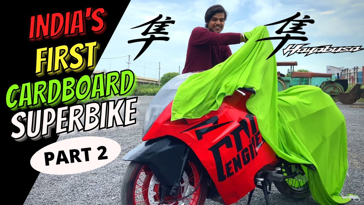 splendor modified to sports bike converted to hayabusa Part 2