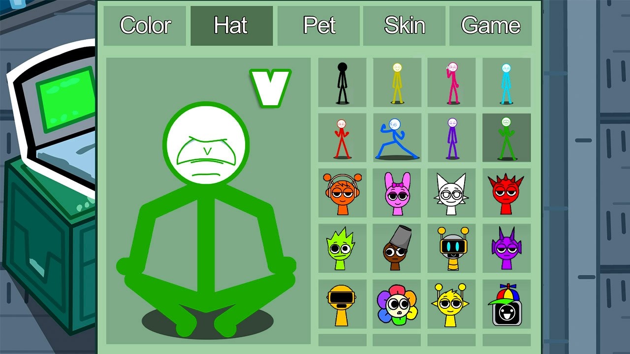 V (stickman) in Among Us ◉ funny animation - 1000 iQ impostor