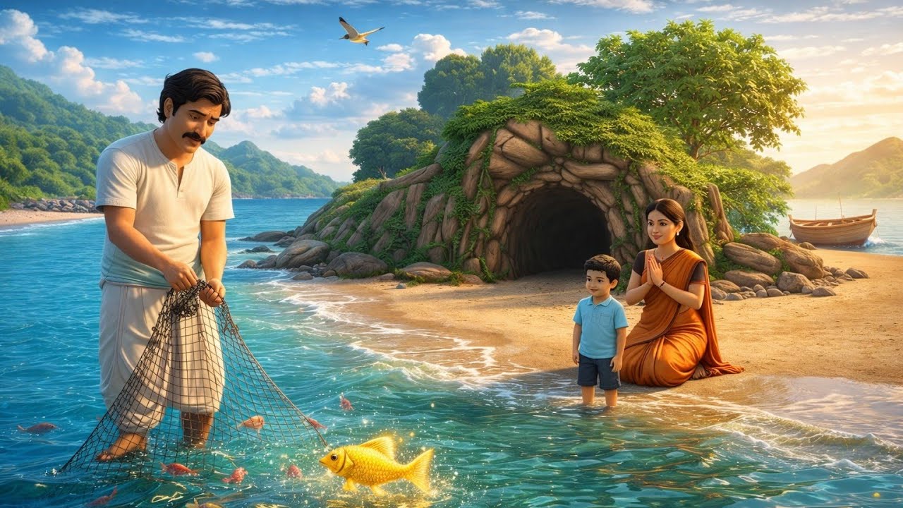मछुआरे का भाग्य l Machhuare Ka Bhagya l Hindi Story l Hindi Kahani l Moral l Cartoon Story l 