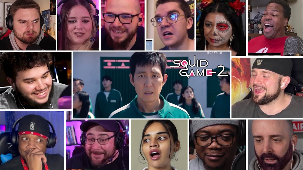 ALL YOUTUBERS REACTION TO SQUID GAME SEASON 2 OFFICIAL TEASER TRAILER!