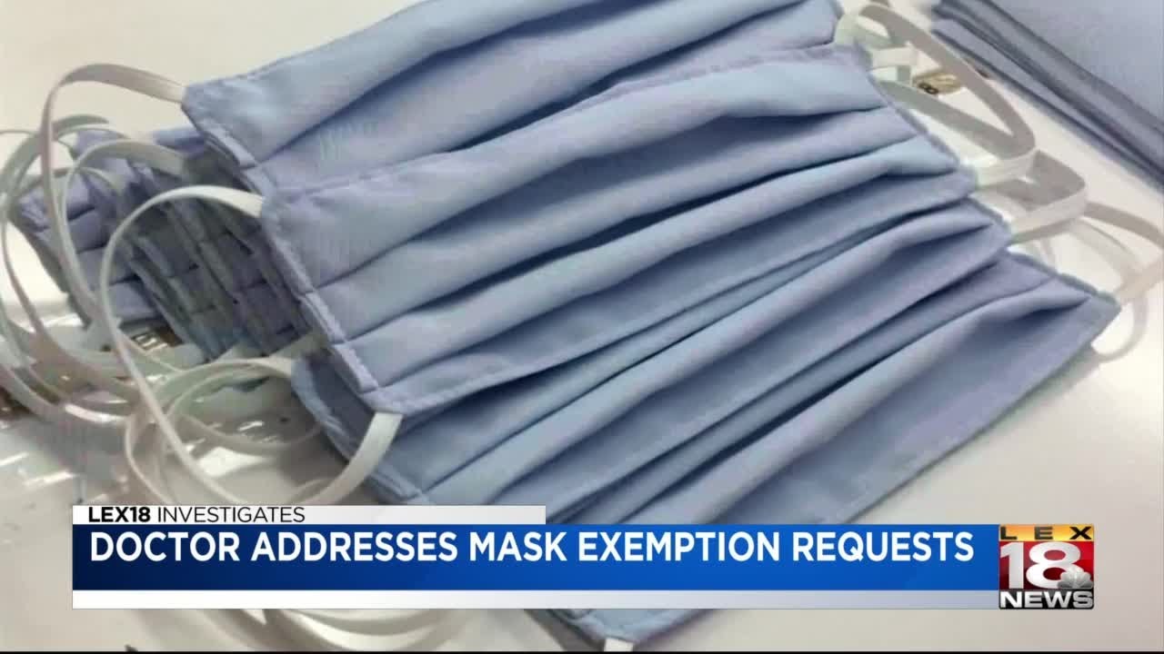 Doctor addresses mask exemption requests