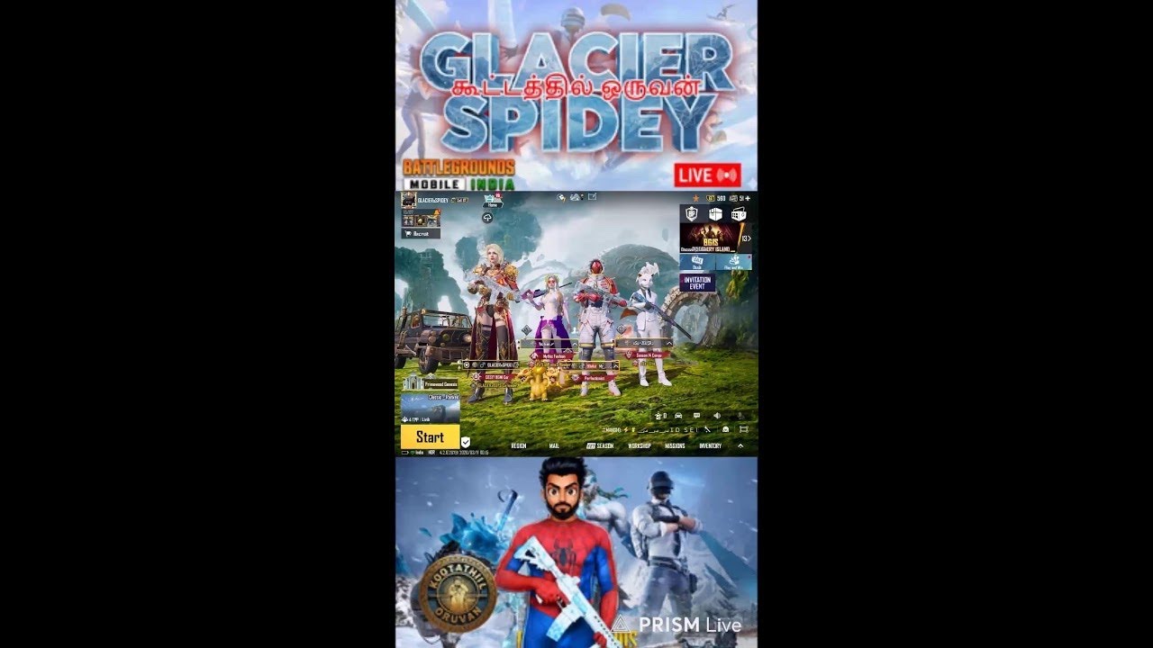 Live streaming of GLACIER SPIDEY