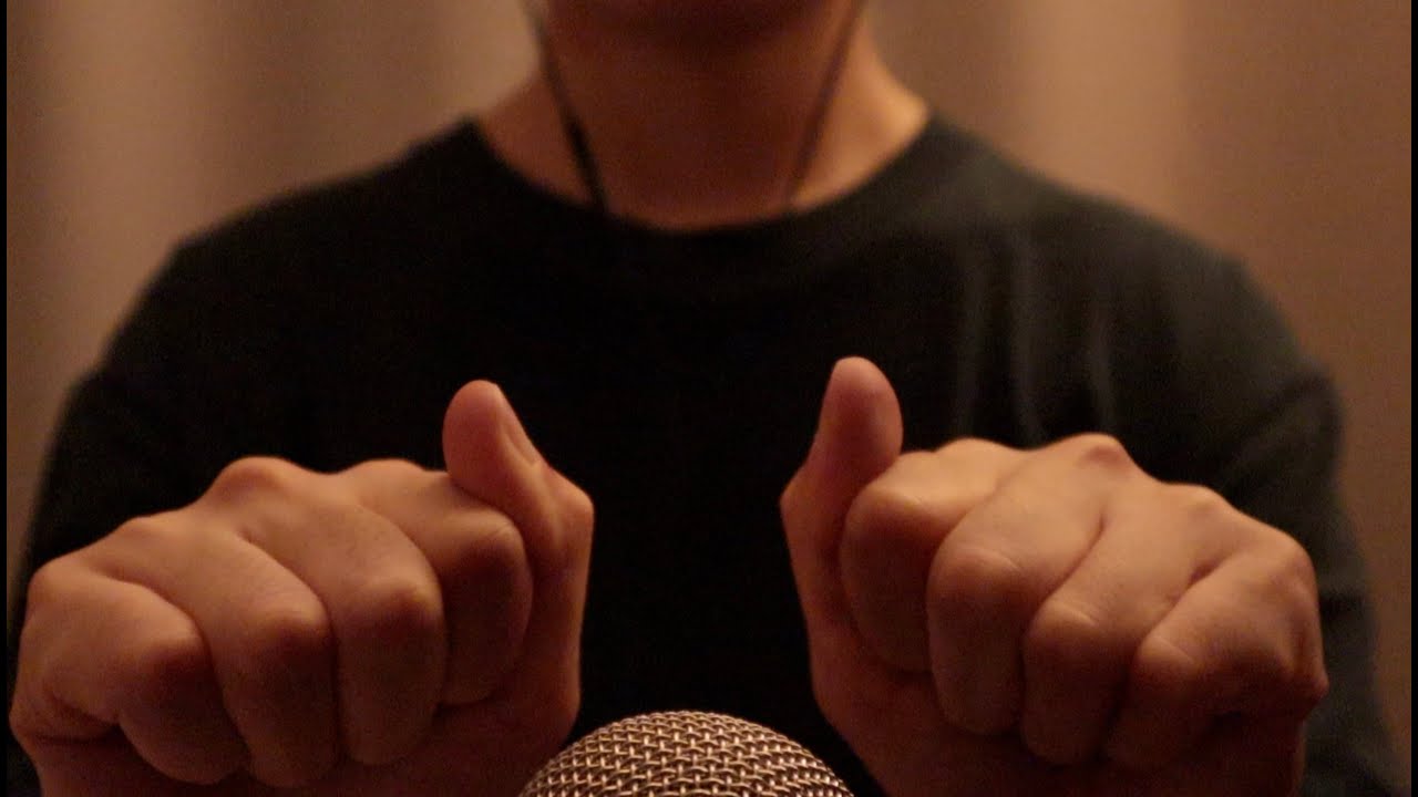 ASMR | HAND SOUNDS 🙌🏻 | aggressive | rubbing, finger tapping, fluttering..