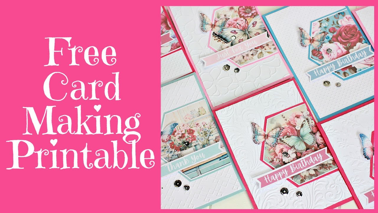 DIY Tutorial: Clean and Simple Cards + Free Printable Templates
