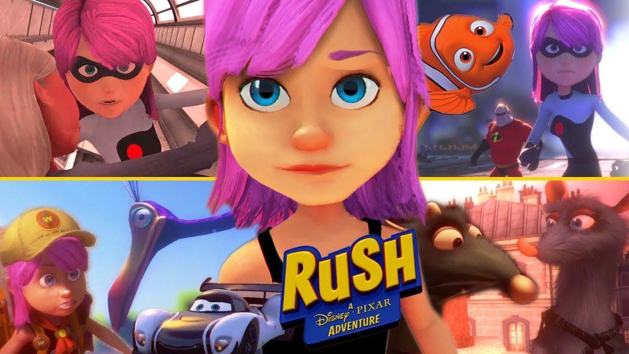 Rush: A Disney-Pixar Adventure All Cutscenes | Full Game Movie (PC, X360, XB1)