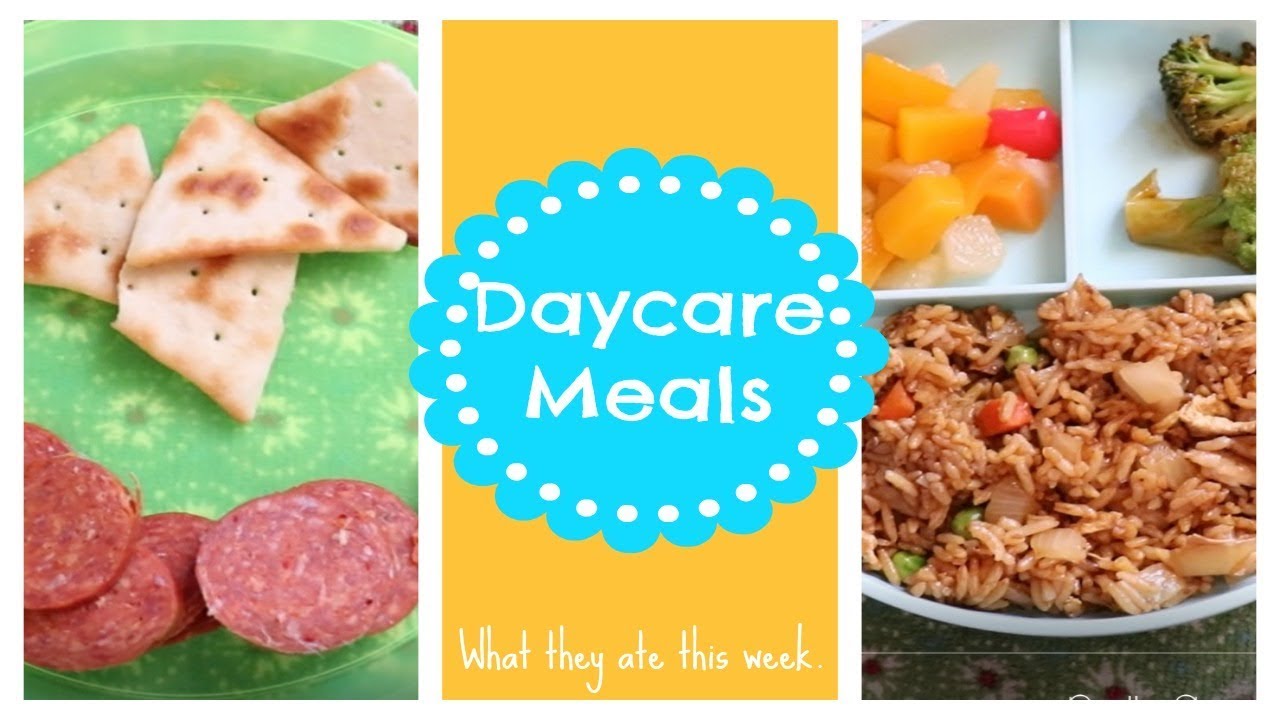 DAYCARE MEALS | WHAT THEY ATE FOR LUNCH | KID LUNCH IDEAS