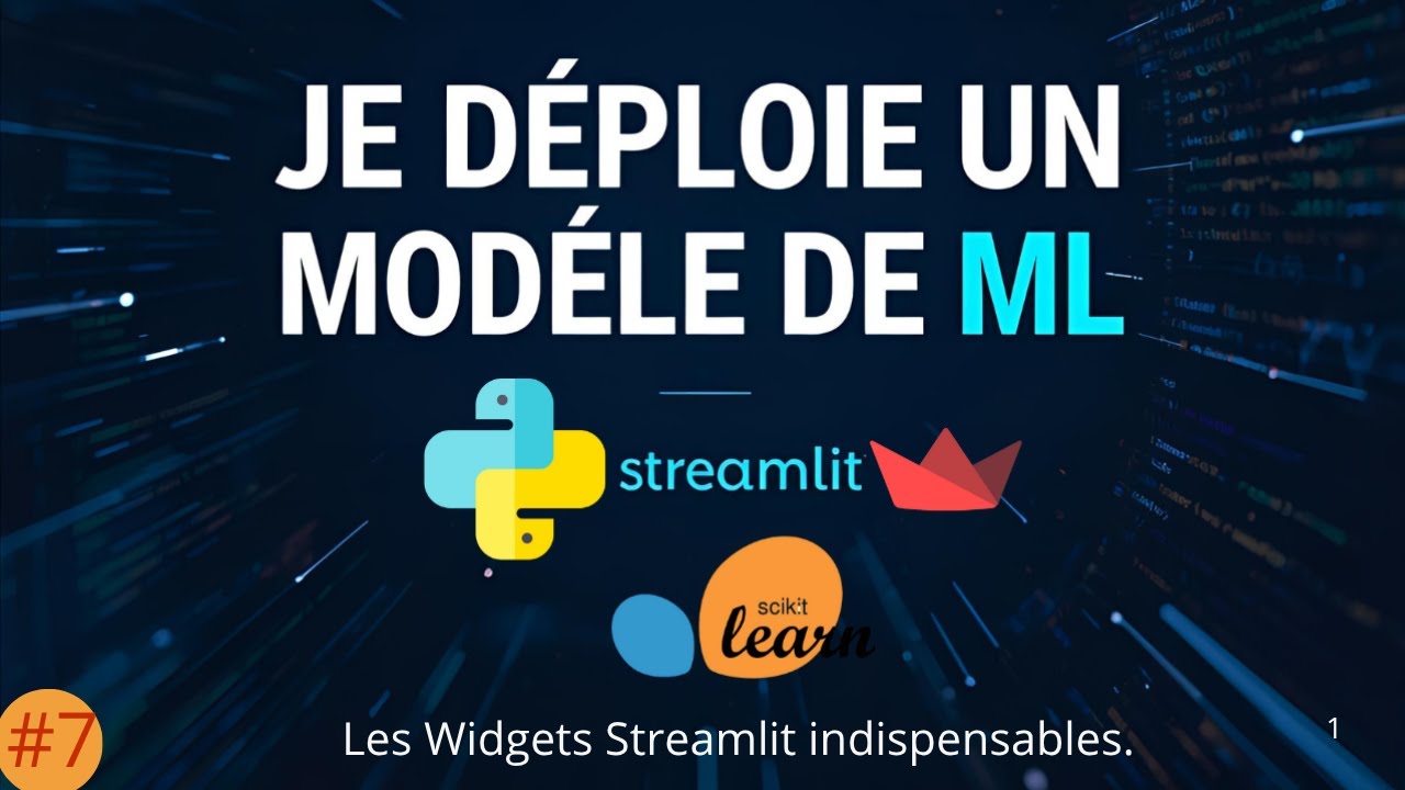 Apprends à utiliser les widgets Streamlit comme un data scientiste ! #ingenieria #machinelearning