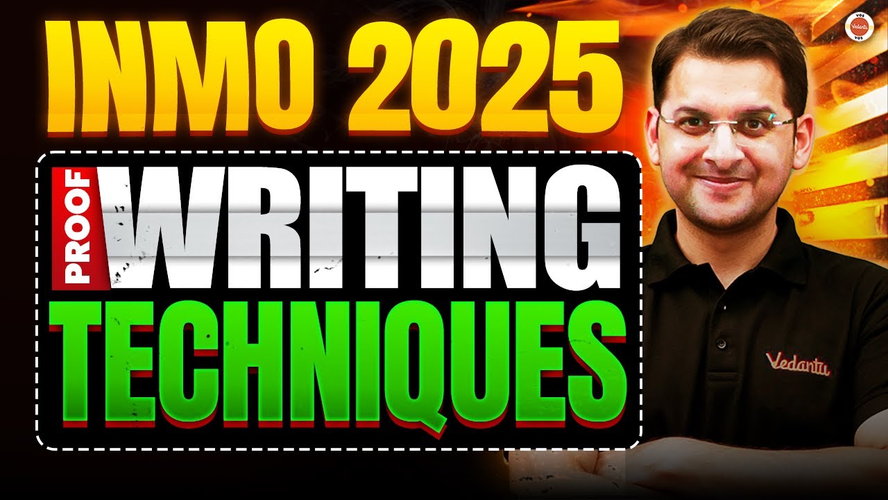 INMO 2025: PROOF WRITING TECHNIQUES | Abhay Sir | VOS #inmo #vos #mathsolympiad #olympiads