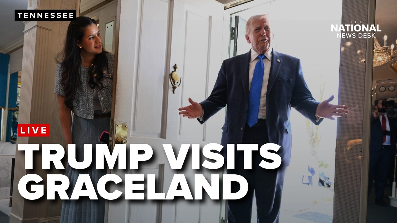 Prezydent Trump odwiedza Graceland