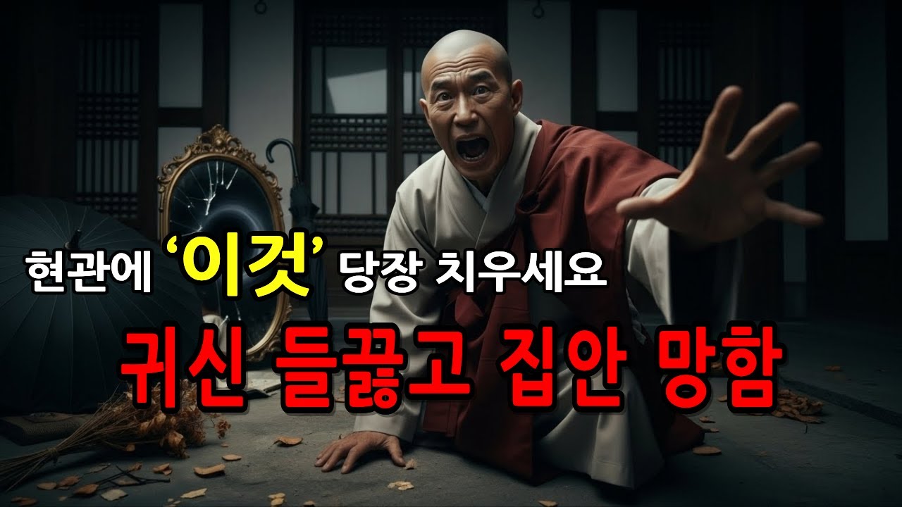 현관에 '이것' 있으면 귀신 들끓고 집안 망합니다 | 당장 치워야 할 5가지