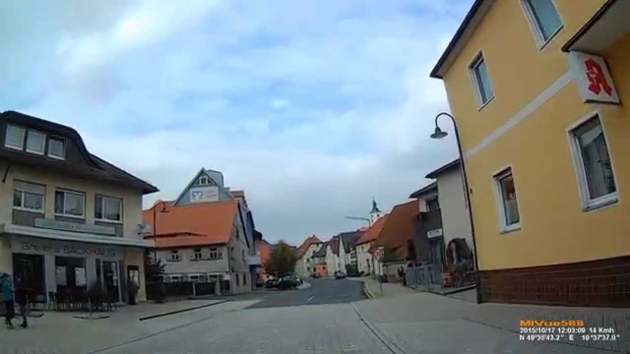 D: Gemeinde Diespeck. Landkreis Neustadt a.d.Aisch-Bad Windsheim. Oktober 2015