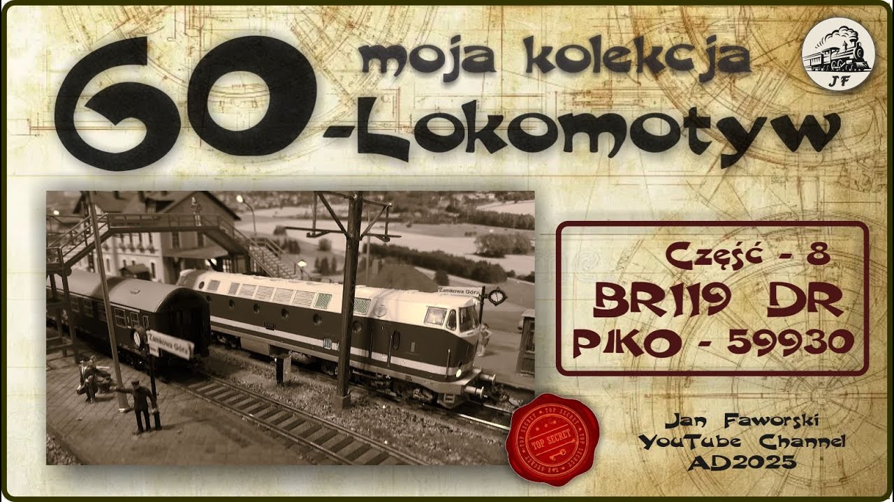 BR119 DR, PIKO-59930 Lokomotywa nr-8