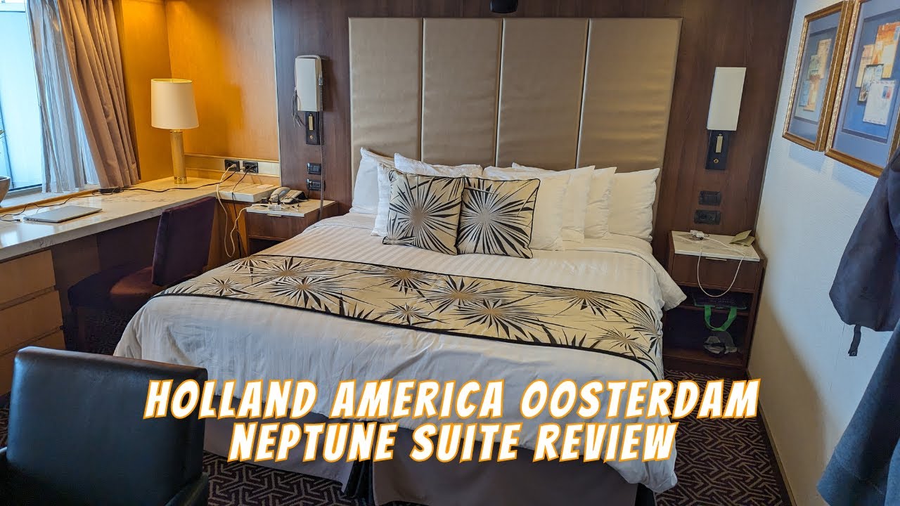 Holland America Oosterdam Neptune Suite: WORTH the Upgrade? Cabin 7073 Tour & Review (2024)