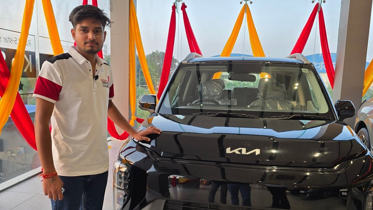 New kia syros 2025 model 1.0L turbo HTX manual with black colour @bikencars07 
