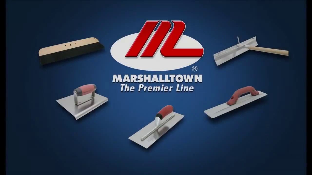 Marshalltown Concrete Tools in Use