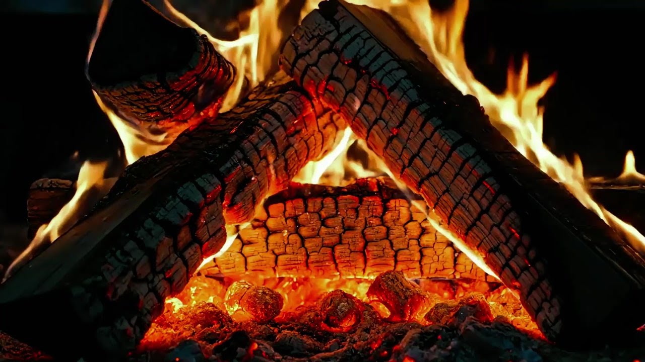 Fireplace Crackling Sounds | Cozy Cabin Ambience
