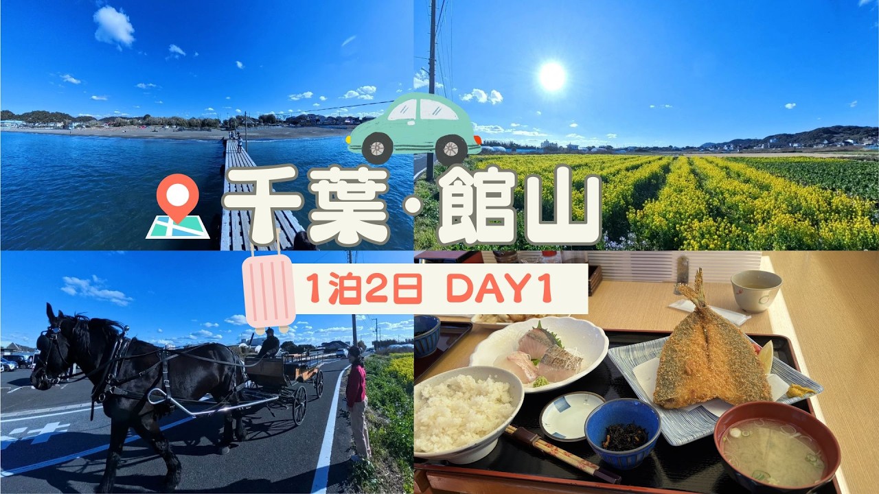 千葉館山１泊２日の旅　今話題のAIジェミニに旅のプランを作成してもらいました　DAY１
