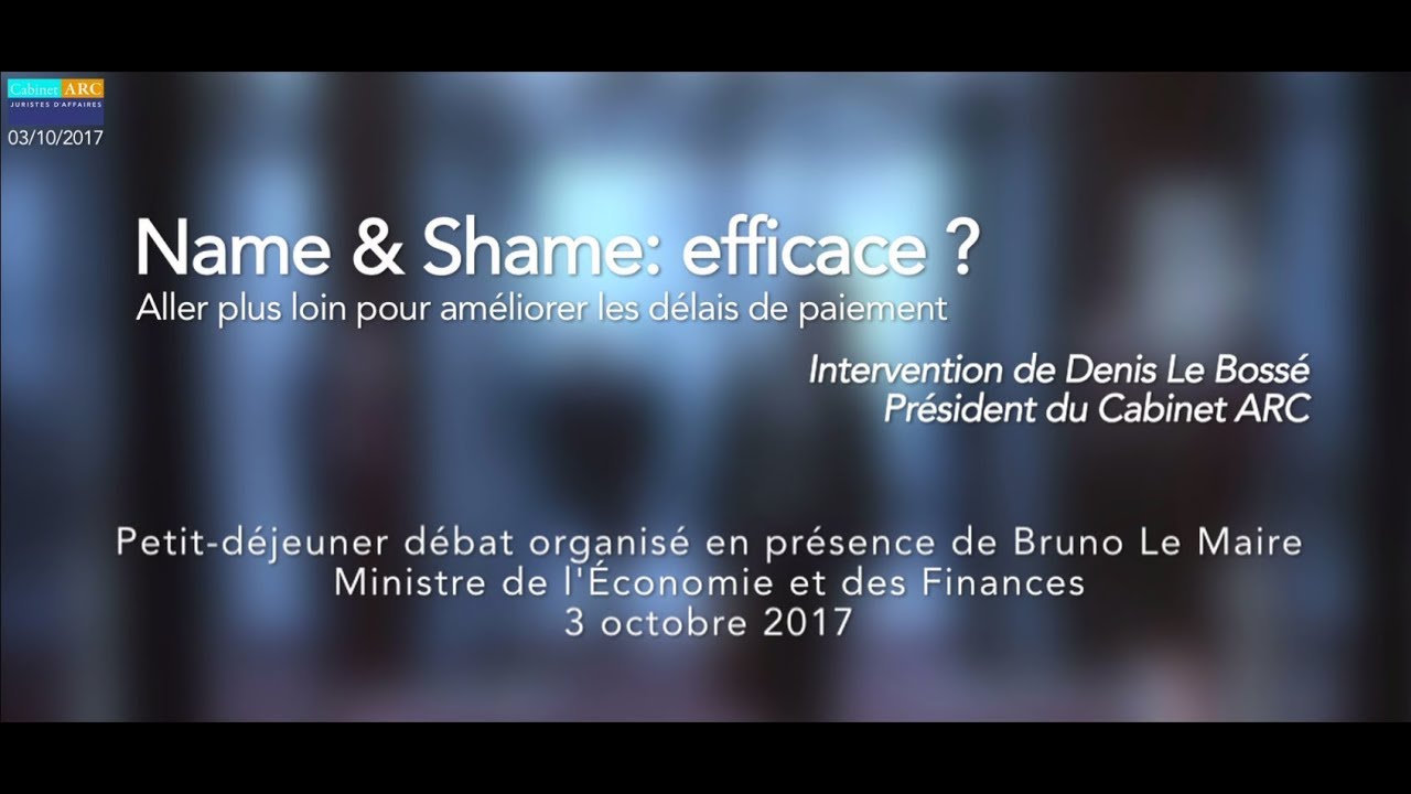 Name & Shame: une technique efficace ?