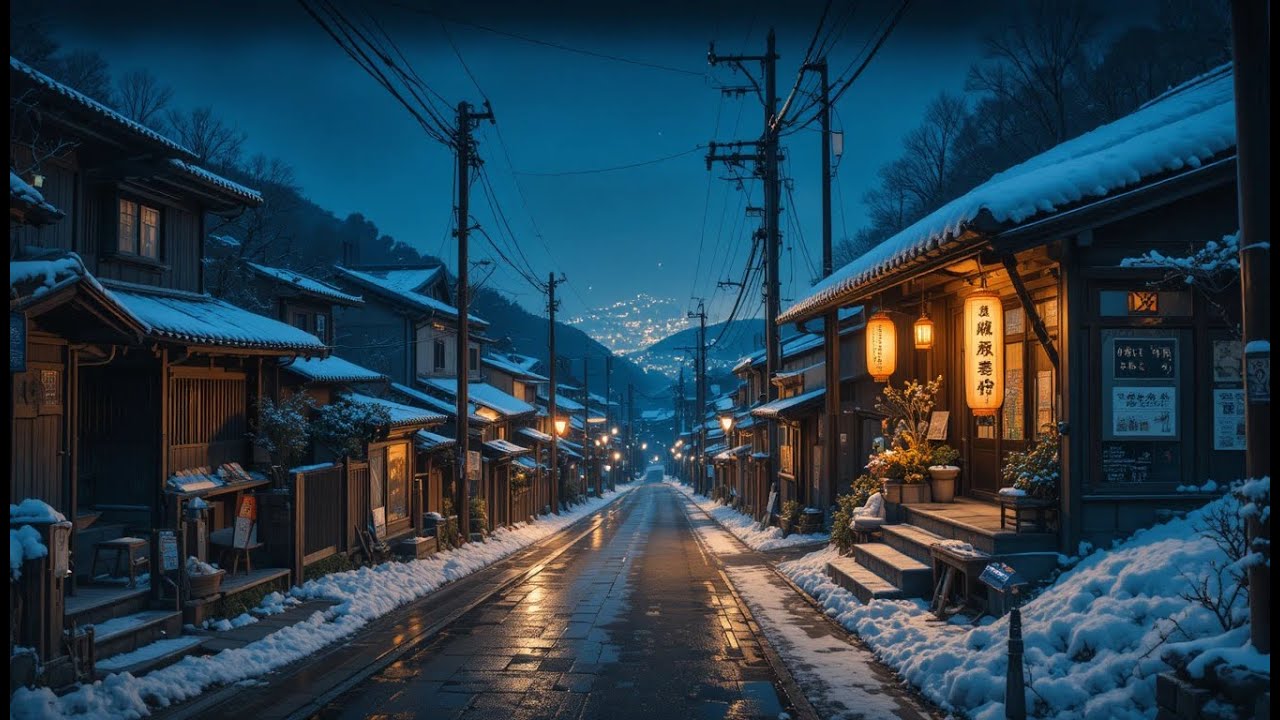 Winter Snow Lo-Fi Hip Hop ❄️ Calm Chill Beats for Focus & Relax