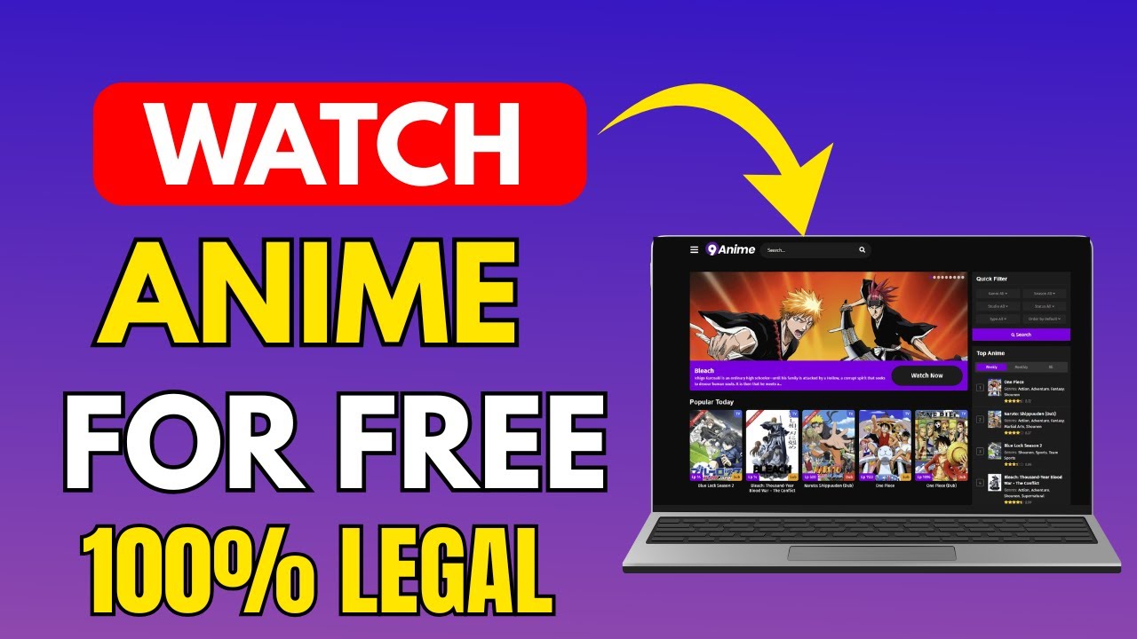 Best 2 Websites To Watch Anime For Free in 2025 | 100% Legal & Safe