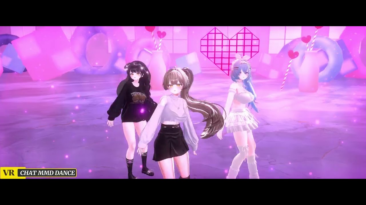 [VRC Friend/친구분과함께~] La La Love Me VIVIZ [ VRCHAT MMD DANCE ]