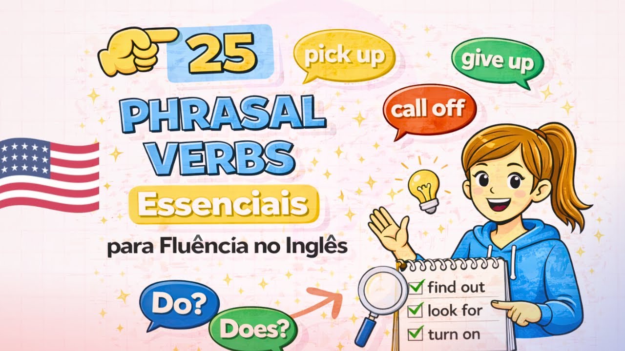 PHRASAL VERBS Essenciais para Alcançar mais FLUÊNCIA no Inglês